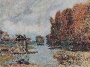 Alfred Sisley Wascherinnen von Bougival oil